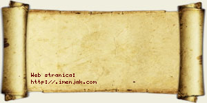 Isidora Verkić vizit kartica